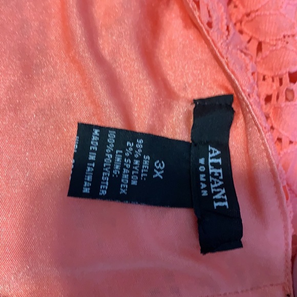 Alfani 3X Peach Blouse Women’s - Picture 3 of 4
